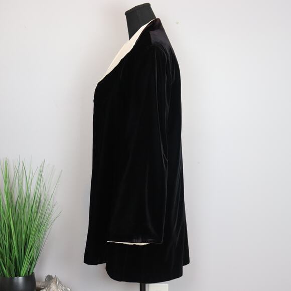 Patra Woman Velvet Jacket Size S Purple - Picture 4 of 6